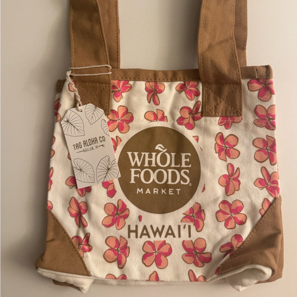 Whole Foods market Hawaii x Tag Aloha - Plumeria Mini tote